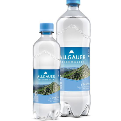 Allgäuer Wasser HELLBLAU