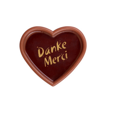 Bom Danke/Merci Herz dunkel @