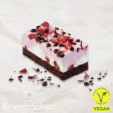 Erl Erdbeer-Schnitte,vegan @