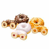 B&B Mini Donut Filled Assort.@