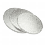 PAT Cakeboard rund silber @